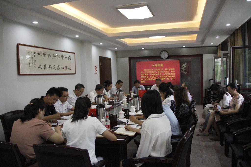 办公室党支部召开党史学习教育专题组织生活会